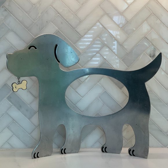 Vintage Concave Aluminum Doggie Frame - Picture 2 of 15